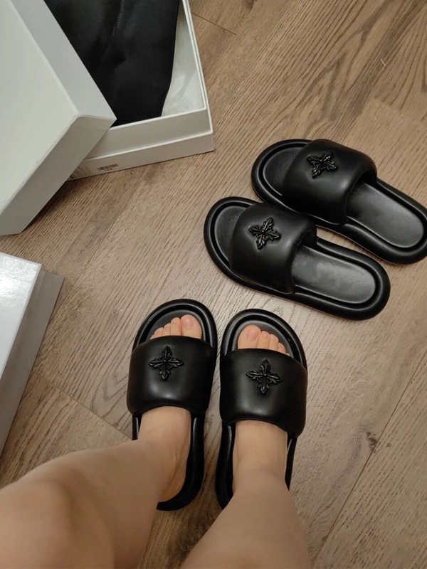 Upgraded Version~ Trendy Brand Snfk Black Balloon Slippers, Same Style as Ni Ni, New Summer Women's Thick-Soled Platform Slippers for Outdoor Wear