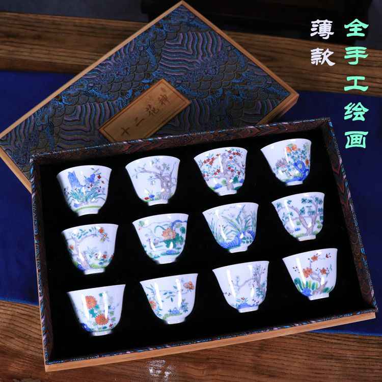 史上最美套杯——十二花神杯，一图读懂，建议收藏- 知乎
