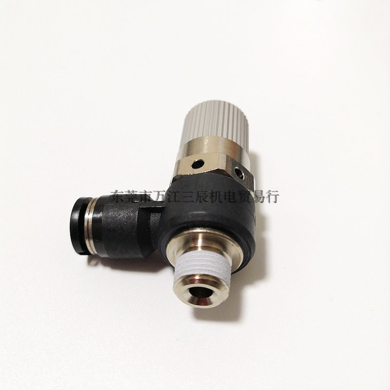 Taiwan production KGN throttle valve KSC6-01MA Pneumatic pressure adjustment valve restrictor shunt valve cylinder tubing inner tooth