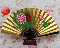 Opera Yue Opera Chaise drunkenness Professional performance fan Opera Yue Opera Xiaosheng folding fan 9 inch 10 inch plum blossom Red Meijing