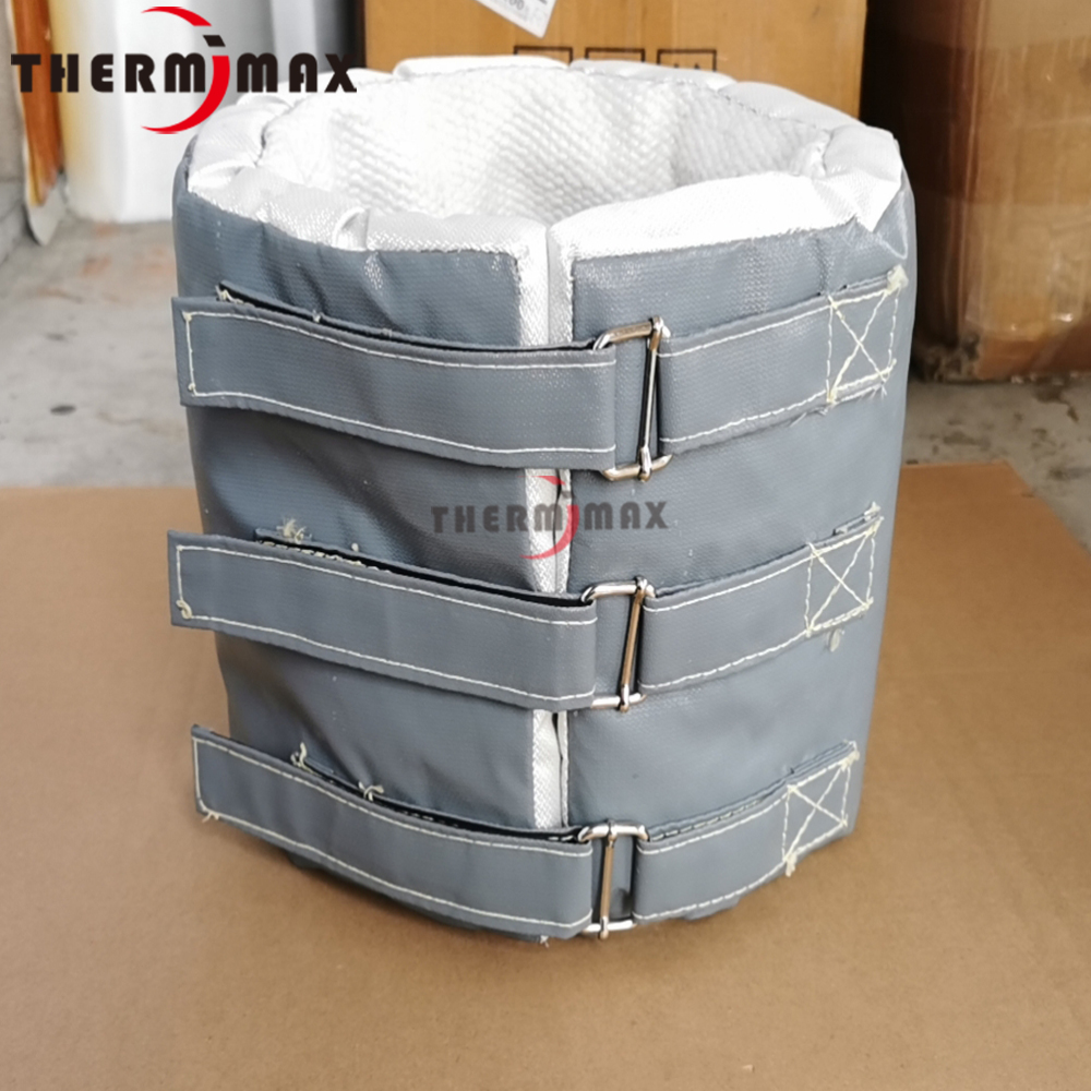 Industrial plastic machine insulation cup sleeve Tiveron acid gas gel heat insulation cover energy saving rate high