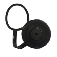 Черная крышка для стакана, 63мм