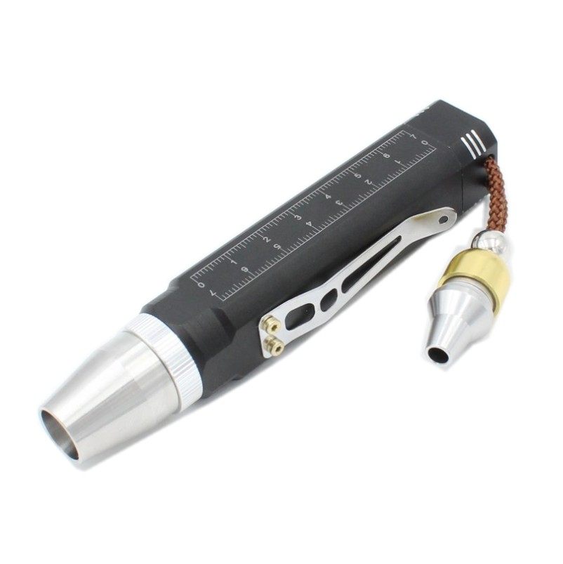 White light jade flashlight with transfer hole two small hole jade flashlight ring surface jade identification lamp