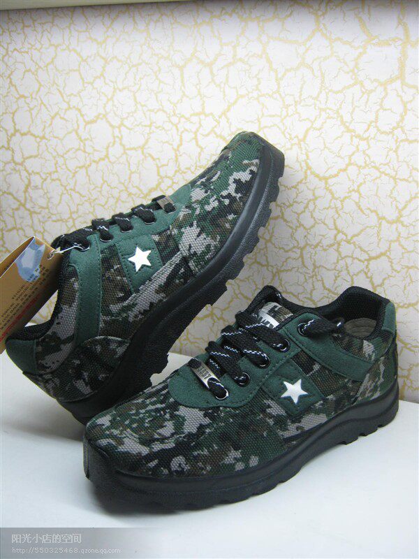 Jihua 3537 outdoor training special mountain cross-country shoes fan flower color star heaven and earth hiking shoes