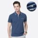 Lạc đà / Lạc đà ngắn tay nam mùa hè Ve áo POLO Áo thêu Kinh doanh Casual Áo thun ngắn tay nam - Áo phông ngắn áo thun nam có cổ