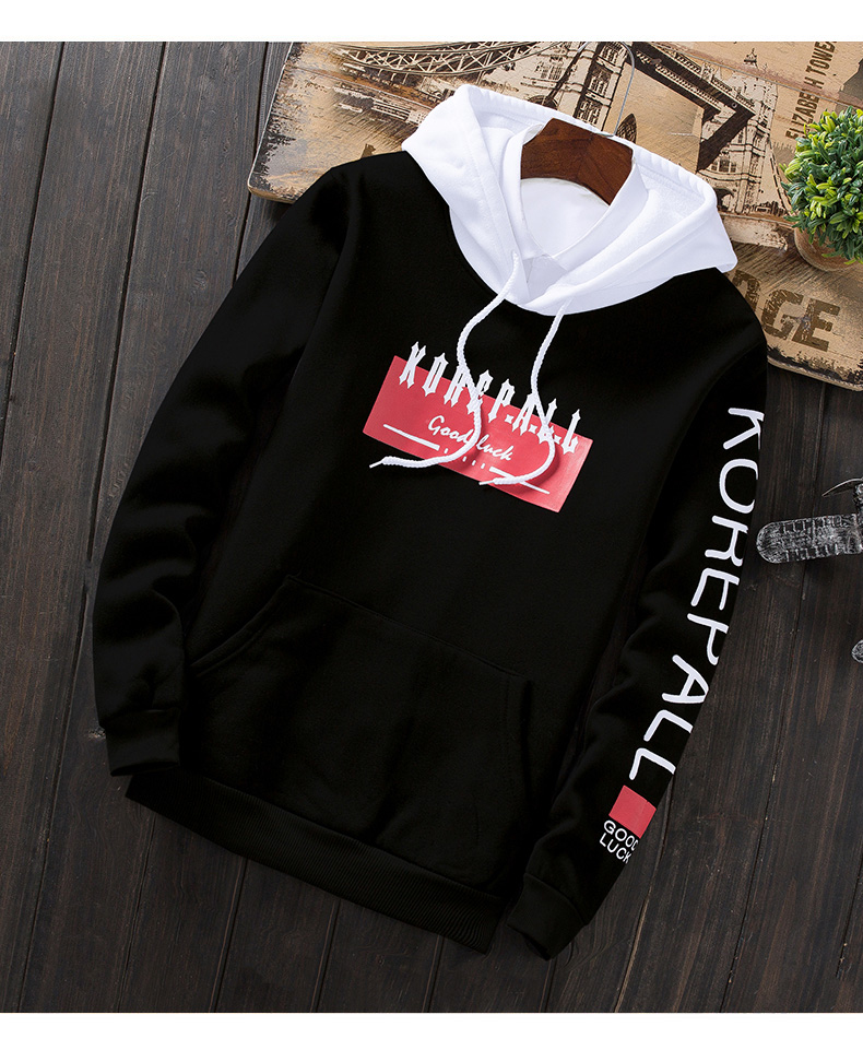 Áo len mùa thu cao cổ cho nam Hàn Quốc Slim Teen Black Plus Velvet Bóng chày phù hợp với xu hướng Áo khoác nam mùa đông áo khoác nam kaki