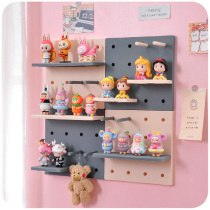 Cave board wall shelf non-hole dormitory artifact housing hanging frame against the wall multi-layer wall shelf storage