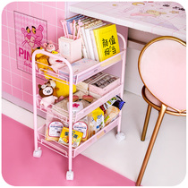 ins trolley shelf Removable snack storage box Bedroom bedside rack Dormitory bedroom rental house good things