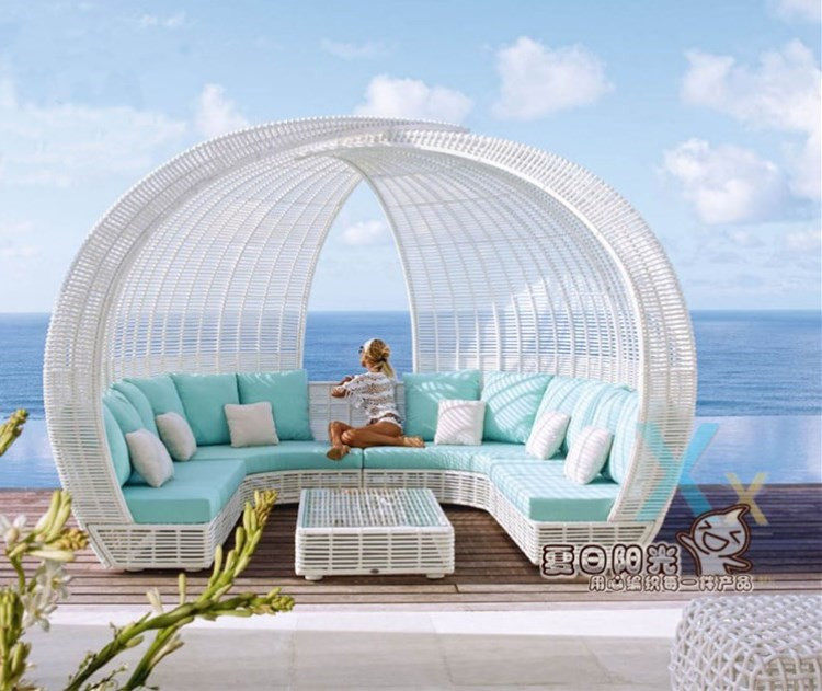 Balcony Sloth Sofa Holiday Hotel Home Living Room Single Deck Chair Outdoor Patio Garden Creative Little Sofa-Taobao