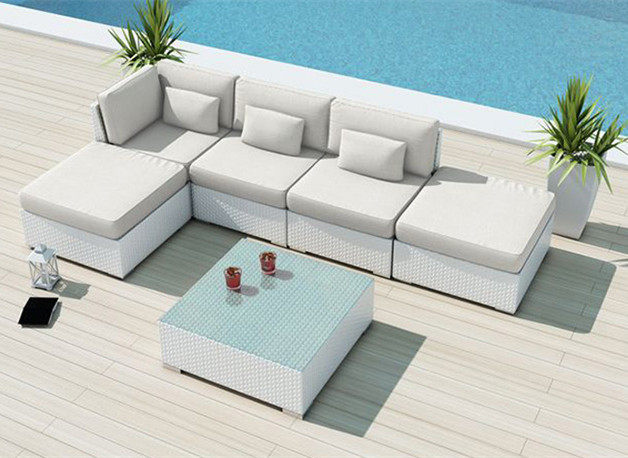 Outdoor vine sofa PE imitation furniture tea combination indoor and outdoor balcony leisure vine mix garden