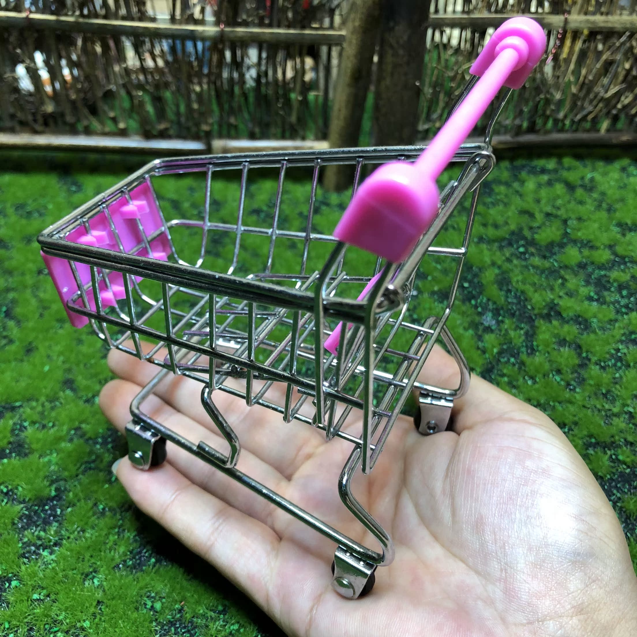 Bếp nhỏ tay nhanh rung cùng đồ chơi trẻ nhỏ Giỏ hàng nhỏ chơi nhà đồ chơi bé trai bé búp bê