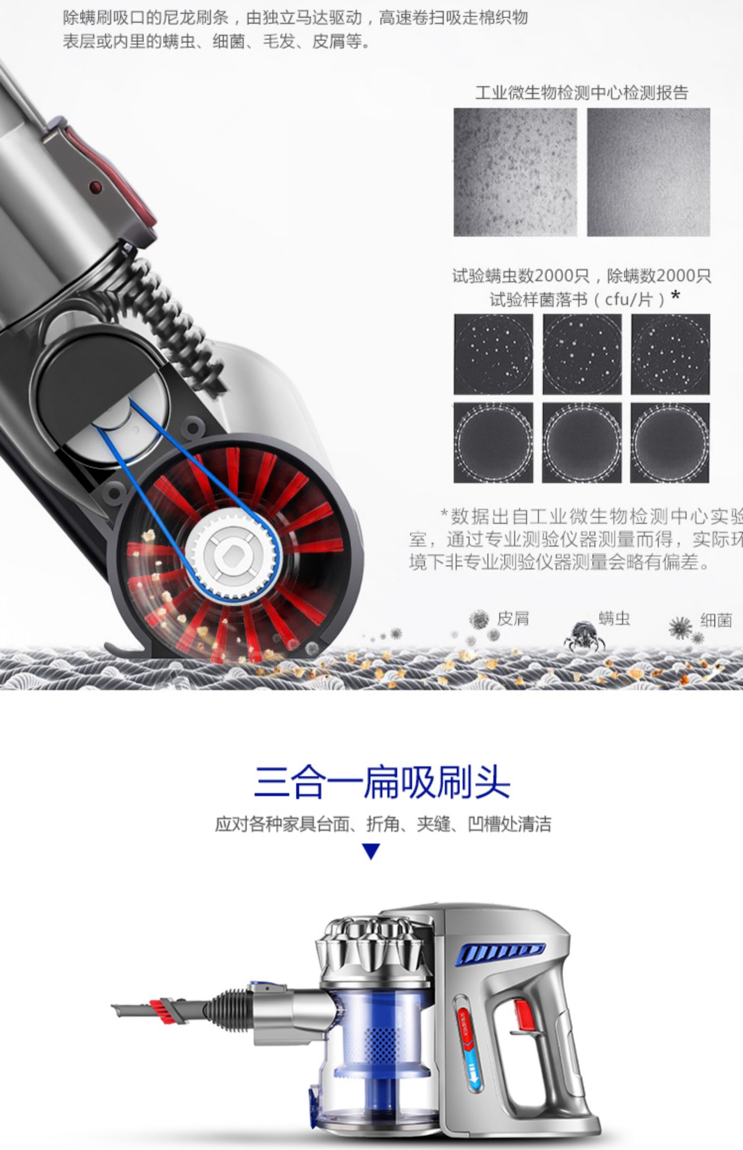 Đức Evinuo máy cầm tay không dây công suất cao máy hút bụi mạnh mẽ làm sạch xe câm cầm tay 219pro - Máy hút bụi may hut bui nuoc