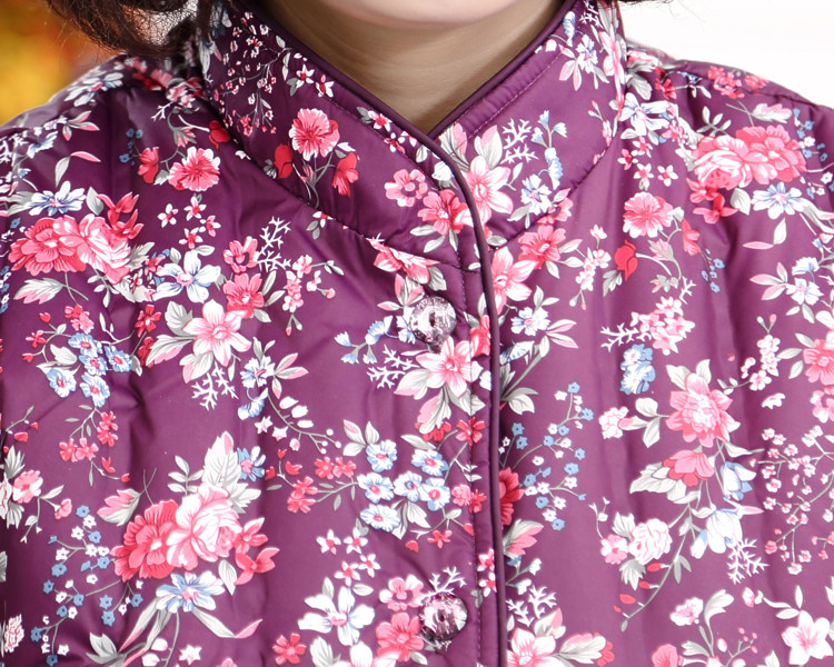 Демисезонный бархатный жилет с пухом, для среднего возраста, короткий рукав, большой размер 