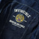 MBBCAR ແຄບອຸດສາຫະກໍາຫນັກ embroidery ຫູສີແດງ denim jacket Ami khaki retro cotton dot washed jacket
