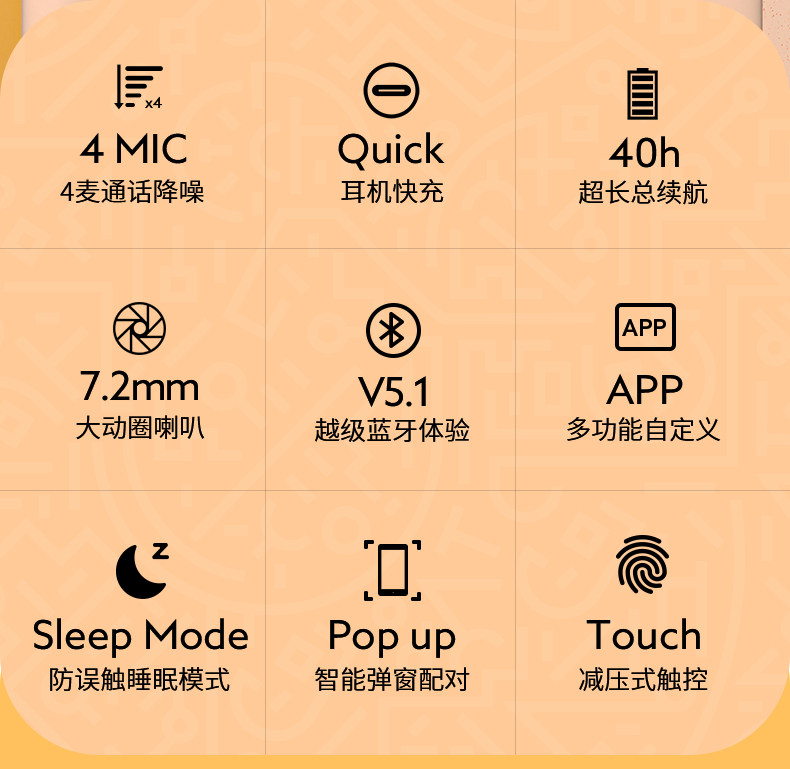 QCY T13 入耳式真无线降噪蓝牙耳机 蓝牙5.1 图2