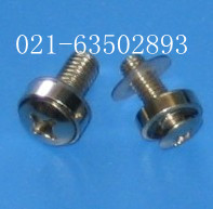 Nickel-plated crown screw Three combination cabinet screw Crown combination screw M5X17 M5X21