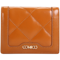 COMICO Gaomeigao womens short coin purse niche design mini new cowhide wallet card holder wallet
