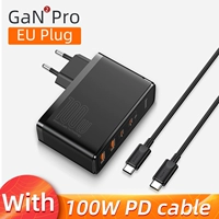 EU Plug 4 Port Black 【100W】】