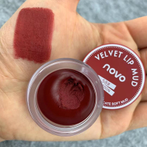 NOVO jelly lip mud Velvet Matte Lip Glaze lasting white female students cheap niche brand lipstick