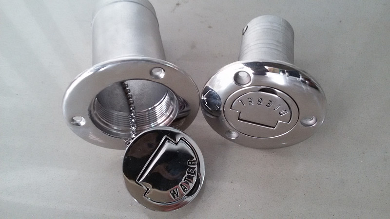 Stainless steel WATER OUTLET STAINLESS STEEL REFILL TANK WATER TANK REFILL TANK REFUELLING PORT YACHT CARAVAN WATER PORT