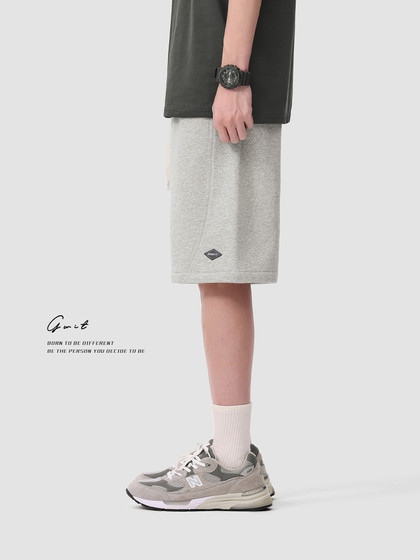 GWIT 美式高街基础休闲夏季篮球卫裤健身五分裤潮牌运动短裤男