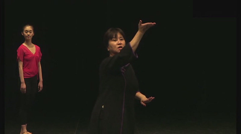 Training course of classical dance basic skills 