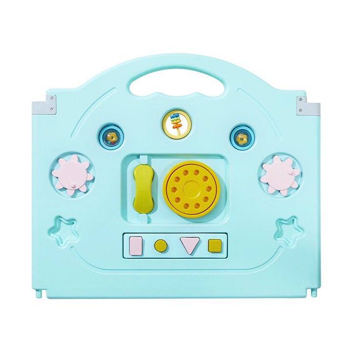 babygo bear game fence baby crawling pad safety fence foldable indoor (single pack)