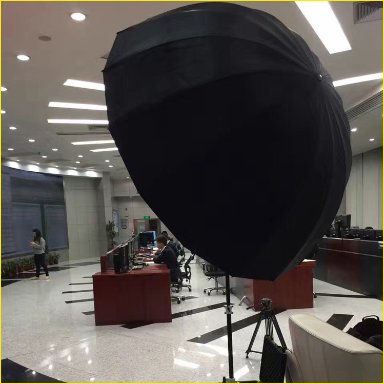 奥宝165CM深口反光伞 黑银反射柔光太阳摄影抛物线伞16根纤维伞骨-阿里巴巴