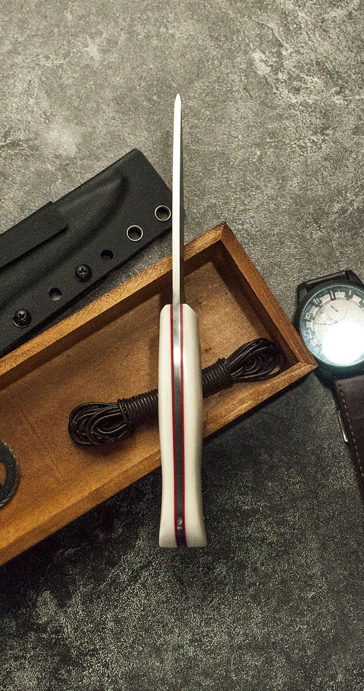 Baiyong PSRK на открытом воздухе инструмент новый гром жировой импорт нержавеющей стали 14C28N прямой нож высокая твердость Кожаная оболочка к          