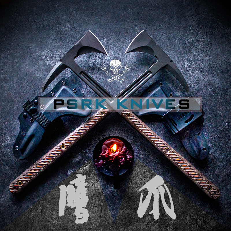 100 thick PSRK Tactical axe RMJ Tomahawk Hawk Claw Long Axe Field Survival Tool Axe Outdoor Axe