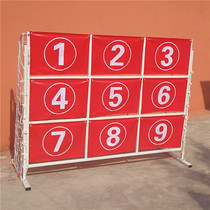Football fun nine-palace grid goal Football push shot trainer Positioning shot penalty precision trainer