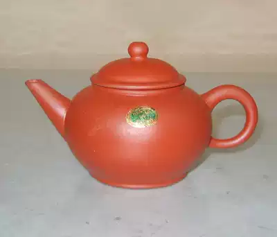 Zisha teapot China Yixing Craft No. 1 green standard fine Standard 6 Cup inner UV red horizontal pot 130CC