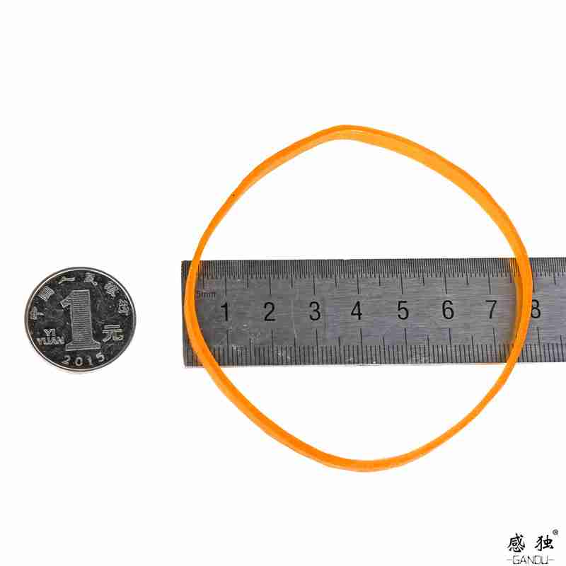 Rubber band 70x5 yellow rubber ring cow leather gluten original clothing import industry widening length coarse 