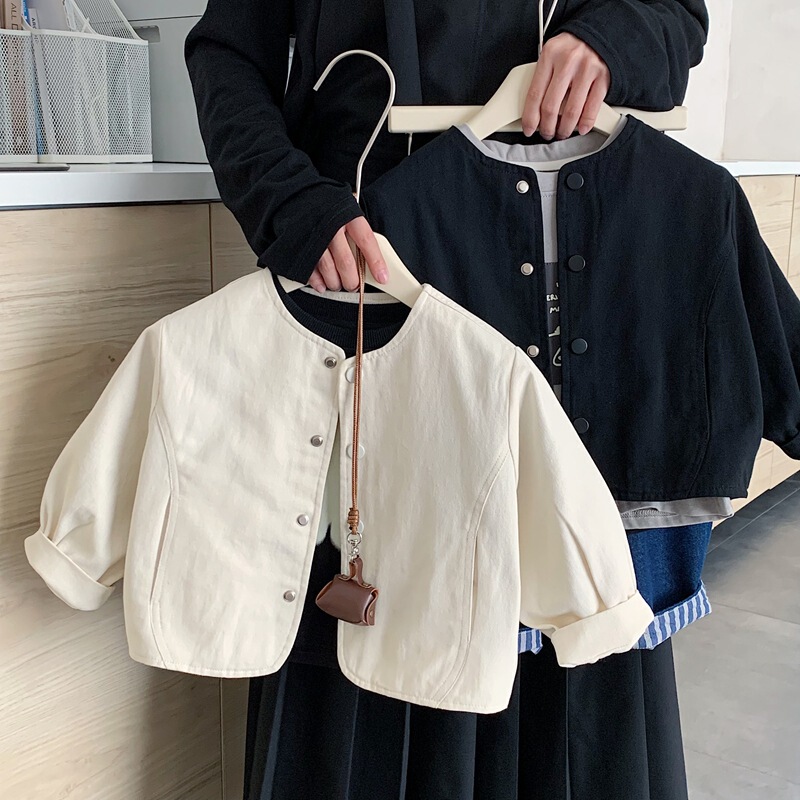 Boys' Japanese-Style Jacket, Spring and Autumn 2026, Pure Cotton Cardigan Jacket, Autumn Boys' and Girls' Trendy Tops