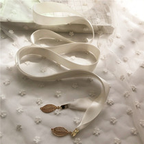 New simple Joker Ribbon Belt Womens Dress Waist Rope Autumn Winter Shirt Collar Accessories Bow