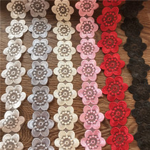 New organza computer trim lace bottom cloth clothing accessories accessories cheongsam dress decoration flower piece material