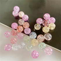 DIY Handmade Strings Beads Bracelet Necklace Made Material Burst Glass Beads Crystal Loose Bead Ornament Accessories