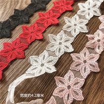 DIY sewing base organza embroidery lace clothing accessories clothes and hats accessories dress lace material