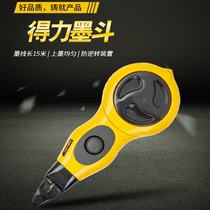 Del tool ink bucket woodworking automatic reel ink Bucket Manual cord spinner tool powder bucket