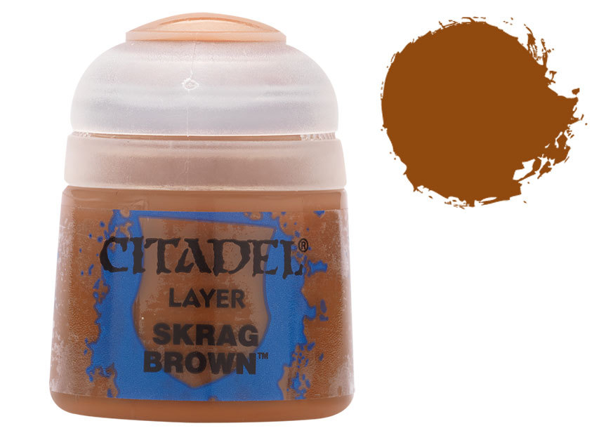Warhammer 40k GW Paint Citadel Layer 22-40 Skrag Brown 12ml