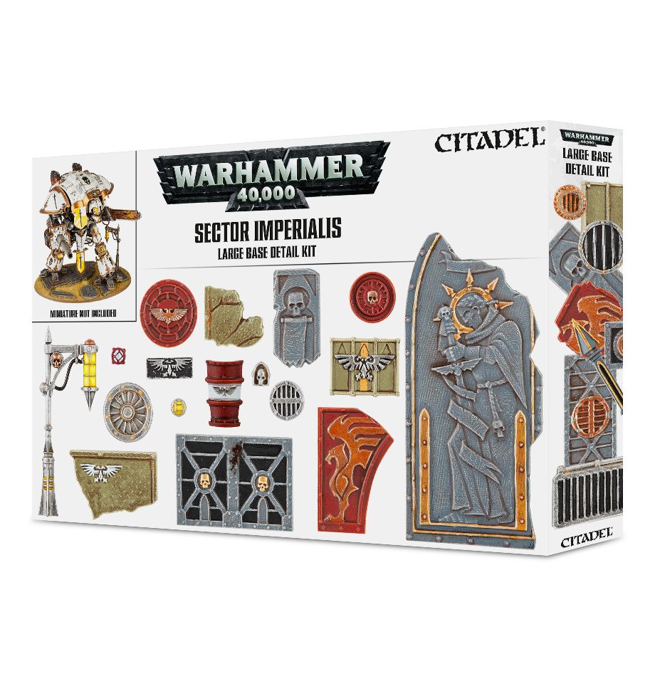 Combat Hammer Aos Terrain Building Tector Imperialis: Large base TAIL KIT