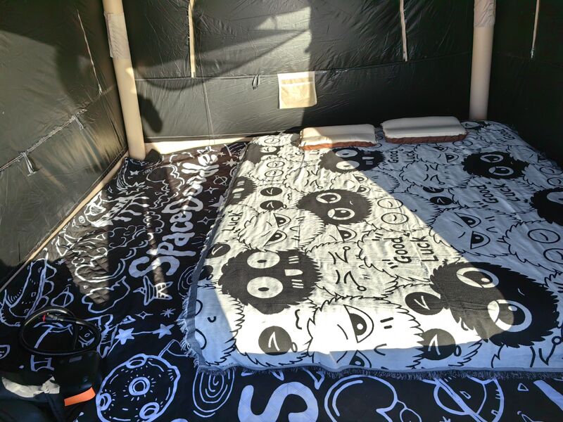 Jingcheng Haos Kudi 8 Flat 320X250 Inflatable Tent Inner Mat Ultrasonic Anti-Slip Floor Mat Picnic Mat Moisture-Proof Mat