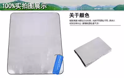 Outdoor moisture-proof mat thickened hexagonal tent moisture-proof mat double-sided aluminum film outdoor mat Picnic mat Camping sleeping mat