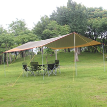 Outdoor canopy tent thickened silver cloth UV protection large space Beach pergola awning camping barbecue