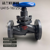 High temperature flange plunger valve U41S-16 steam boiler globe valve valve DN25 32 40 50