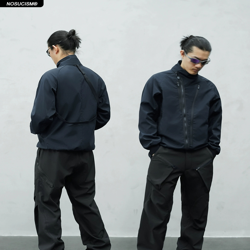 Nosucism 2025A/W'Yue' Reconnaissance Trooper Hidden Molle System (Tecsys) Softshell Jacket