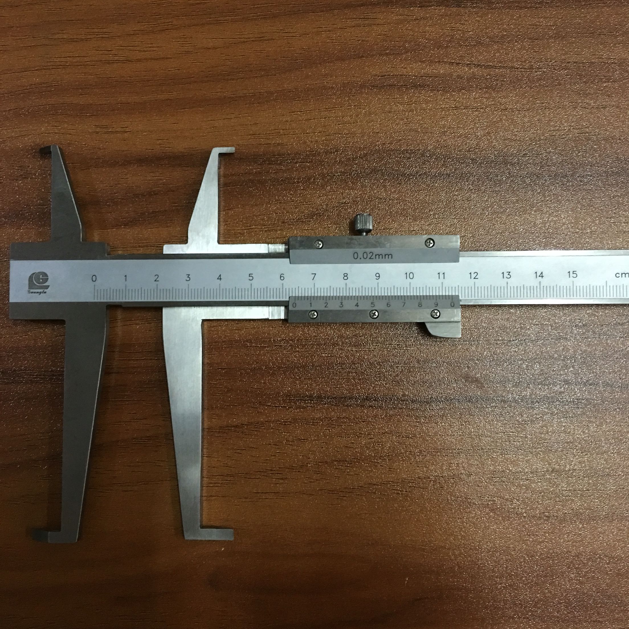 Card size of inner groove caliber 16 - 150 Double head caliber - size inner hole long claw cursor caliber