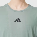 Adidas, летний дышащий спортивный костюм, футболка с коротким рукавом для отдыха, для бега