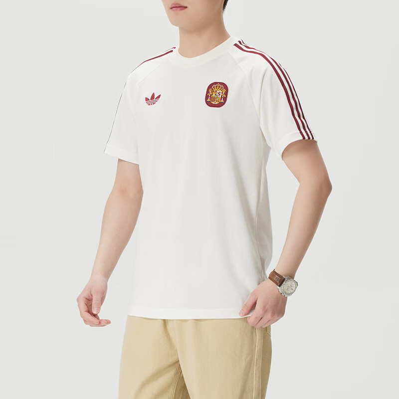 Adidas T-Shirt Men's 2026 Trefoil Sportswear Running Breathable Fashion Round Neck Short Sleeve Jz2256
