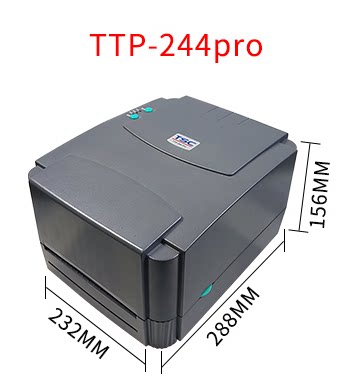 TSC ttp-244 Pro 342PRO label printer barcode sticker thermal paper clothing tag